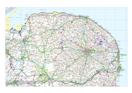 Glow-worm distribution (April 2010)